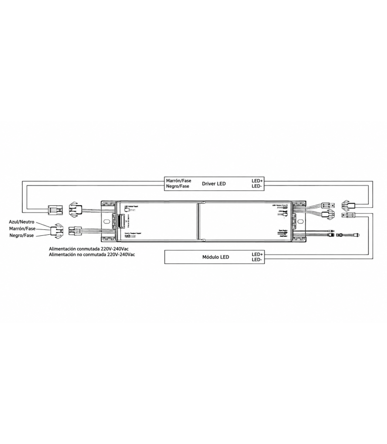 Kit de Emergencia Cyantronic 3W 3H Auto-Test para Estancas PHILIPS referencias 102618 - 102620 - 102621