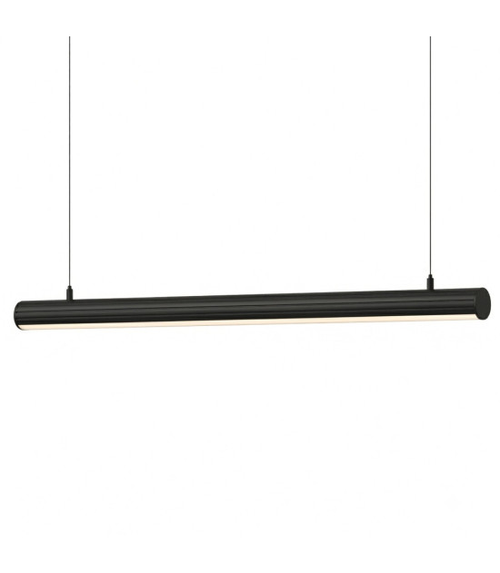 Perfil de Aluminio LED Colgante para Tiras LED 1m o 2m Negro