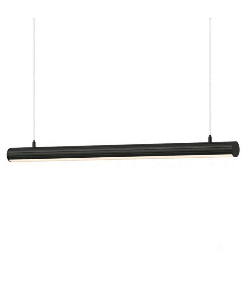 Perfil de Aluminio LED Colgante para Tiras LED 1m o 2m Negro