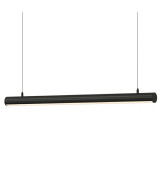 Perfil de Aluminio LED Colgante para Tiras LED 1m o 2m Negro