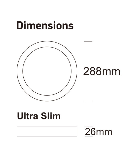 Plafón LED Superficie Circular 30W 4CCT UGR19 CRI92
