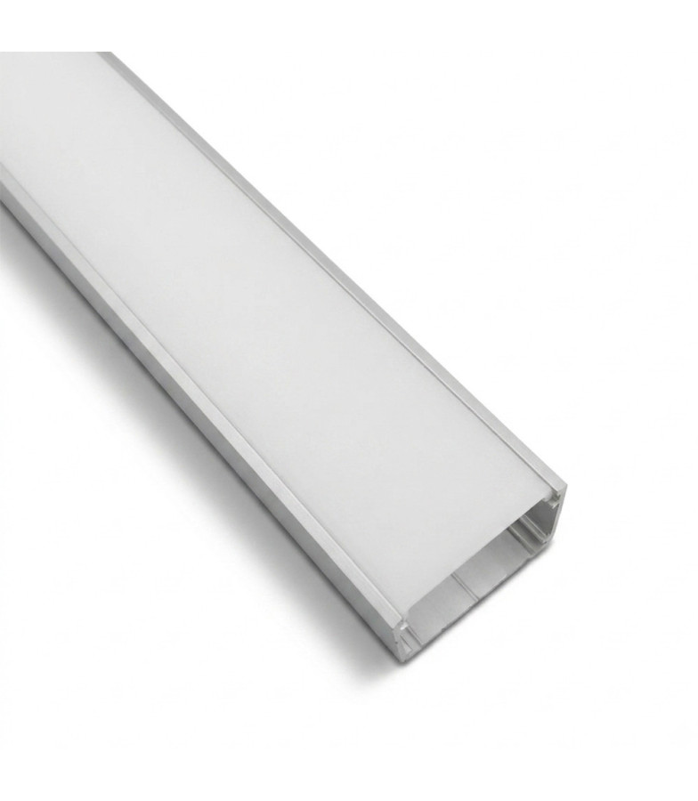 Perfil de Aluminio LED de Superficie 2 metros