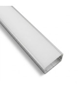 Perfil de Aluminio LED de Superficie 2 metros