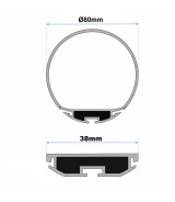 Perfil LED Cilindrico Colgante para Tiras LED
