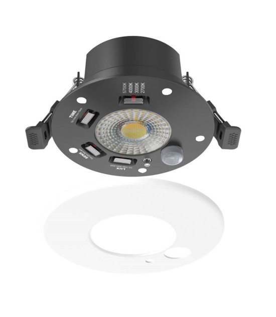 Empotrable LED 7W IP65 Color seleccionable y Sensor de movimiento PIR - Standard EN1363-1