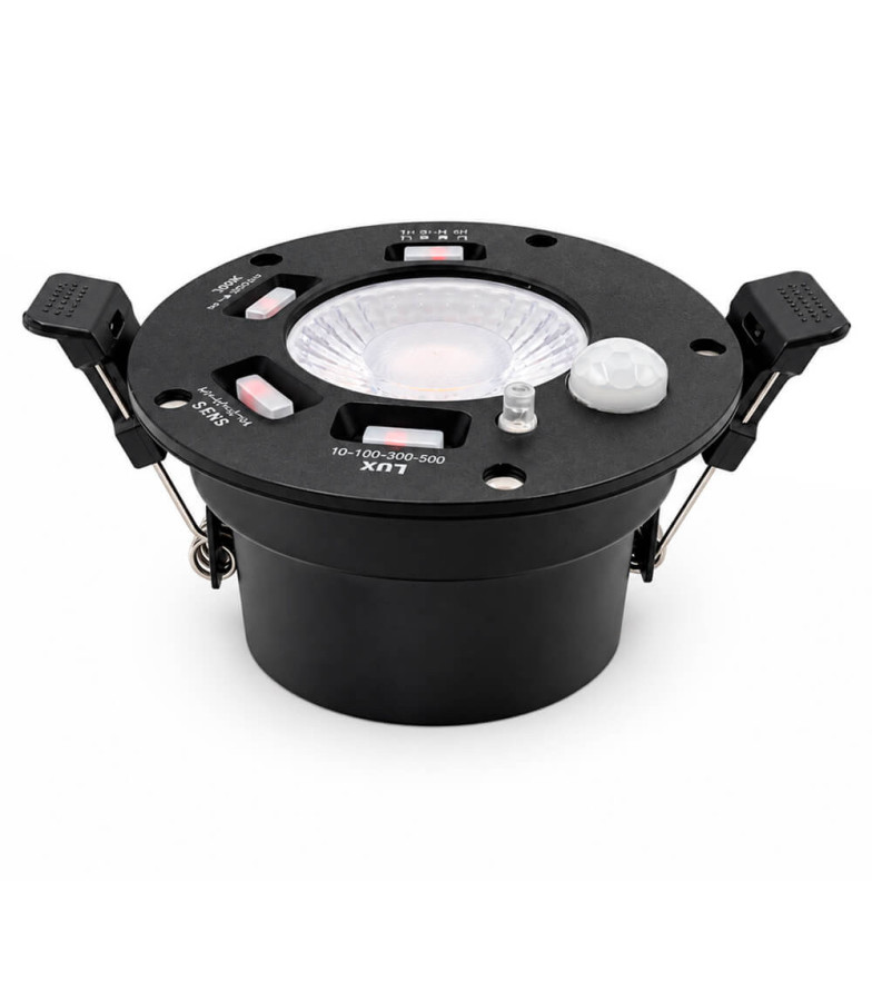 Empotrable LED 7W IP65 Color seleccionable y Sensor de movimiento PIR - Standard EN1363-1
