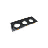 Marco NEGRO triple orientable para AR111