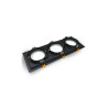 Marco NEGRO triple orientable para AR111
