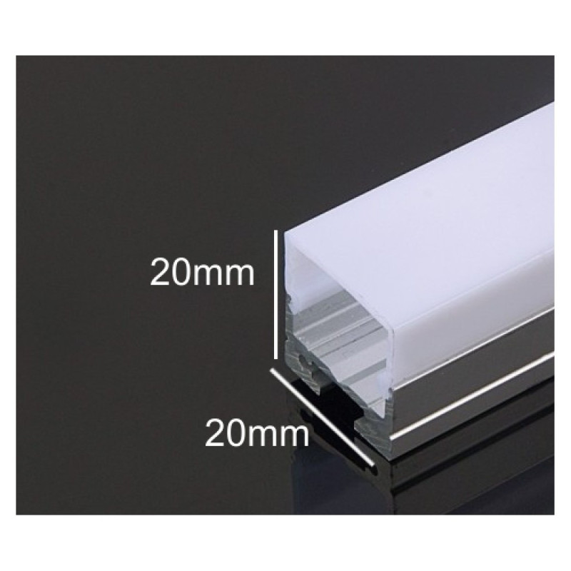 Perfil de Aluminio Modelo SPF - 2 Metros