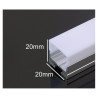 Perfil de Aluminio Modelo SPF - 2 Metros