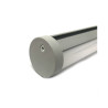 Perfil de Aluminio Diseño Tubo 2 Metros