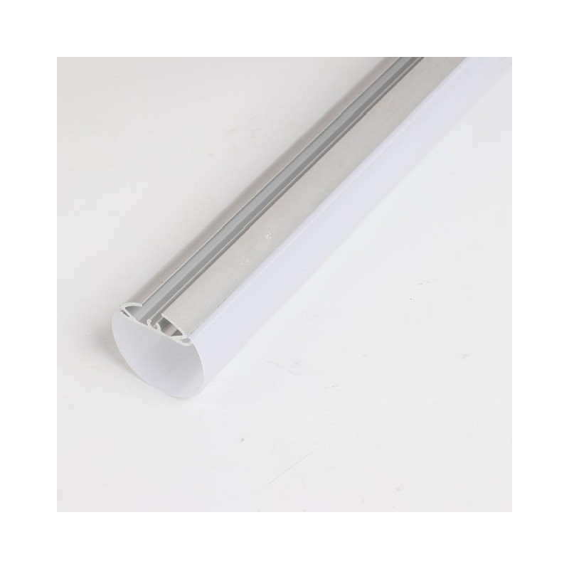 Perfil de Aluminio Diseño Tubo 2 Metros