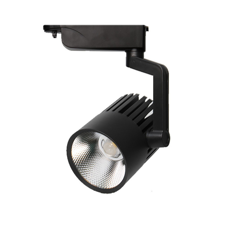 Foco LED 40W Negro para Carril Monofásico 35º