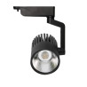 Foco LED 40W Negro para Carril Monofásico 35º