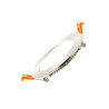 Placa LED Circular 8W Acero Inox