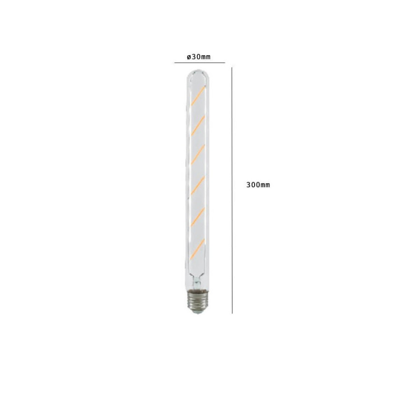 Bombilla LED  Filamento 6W E27 T30L