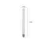 Bombilla LED  Filamento 6W E27 T30L
