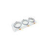 Marco BLANCO triple orientable para AR111