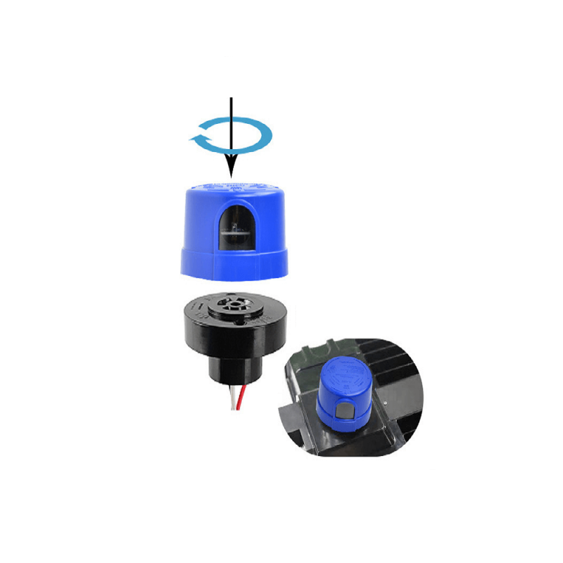 Sensor Crepuscular PRO para exteriores IP67