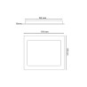 Placa LED Slim cuadrada 12W