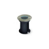 Carcasa empotrable suelo en acero IP65 para casquillo GU10 - MR16