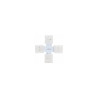 Conector de presión para tira LED monocromática cruz