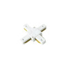 Conector tipo X  para Carril Monofásico REFORZADO