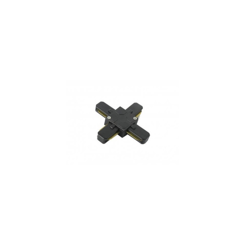 Conector tipo X  para Carril Monofásico REFORZADO