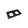 Marco NEGRO doble orientable para AR111
