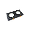 Marco NEGRO doble orientable para AR111