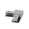 Conector tipo L  para Carril Monofásico REFORZADO