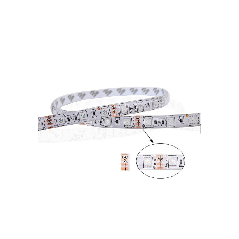 Tira LED Flexible Interior 14.4W/metros 5 metros12V