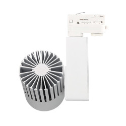 Foco LED 40W Blanco para Carril Monofásico BRIDGELUX Chip 100º CRI +90- 3 Años de garantía