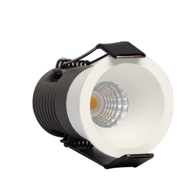 Empotrable LED 5W Blanco Bridgelux  40° UGR11 130Lm/W. 3 años garantia