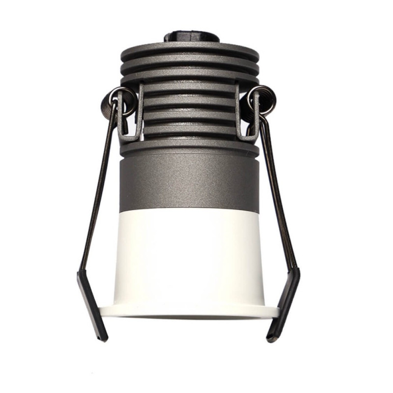 Empotrable LED 5W Blanco Bridgelux  40° UGR11 130Lm/W. 3 años garantia