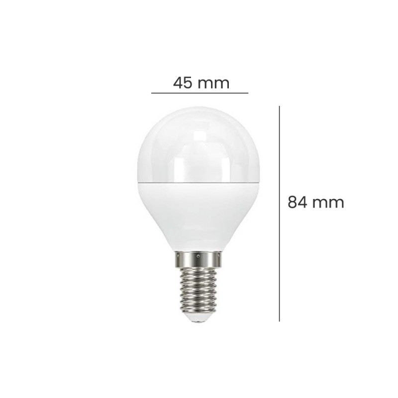 Bombilla LED 6W  E14 G45 300º