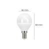 Bombilla LED 6W  E14 G45 300º