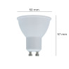 Dicroica LED SMD 6W  45º GU10 Regulable 24H