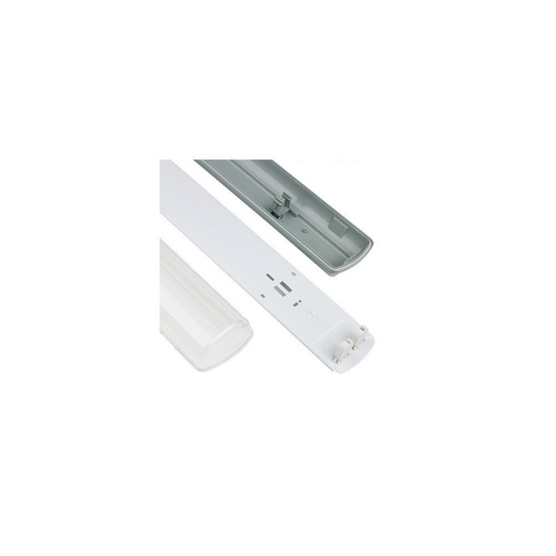 Pantalla estanca para dos tubos LED  IP65 60cm