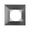Aro cuadrado Gris para dicroica LED GU10 MR16