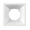 Aro cuadrado Blanco para dicroica LED GU10 MR16
