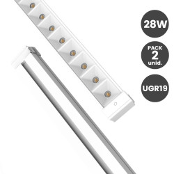 Barra LED 28W Lineal para Techo técnico. Especialistas Iluminación Led