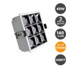 Decoración Led - Empotrable LED 40W Chip OSRAM 24º UGR17 140lm/W.