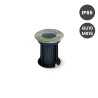 Carcasa empotrable suelo en acero IP65 para casquillo GU10 - MR16