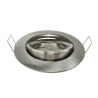 Aro Redondo Acero Orientable para dicroica LED GU10 MR16