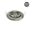 Aro Redondo Acero Orientable para dicroica LED GU10 MR16