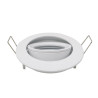 Aro Redondo Blanco Orientable para dicroica LED GU10 MR16