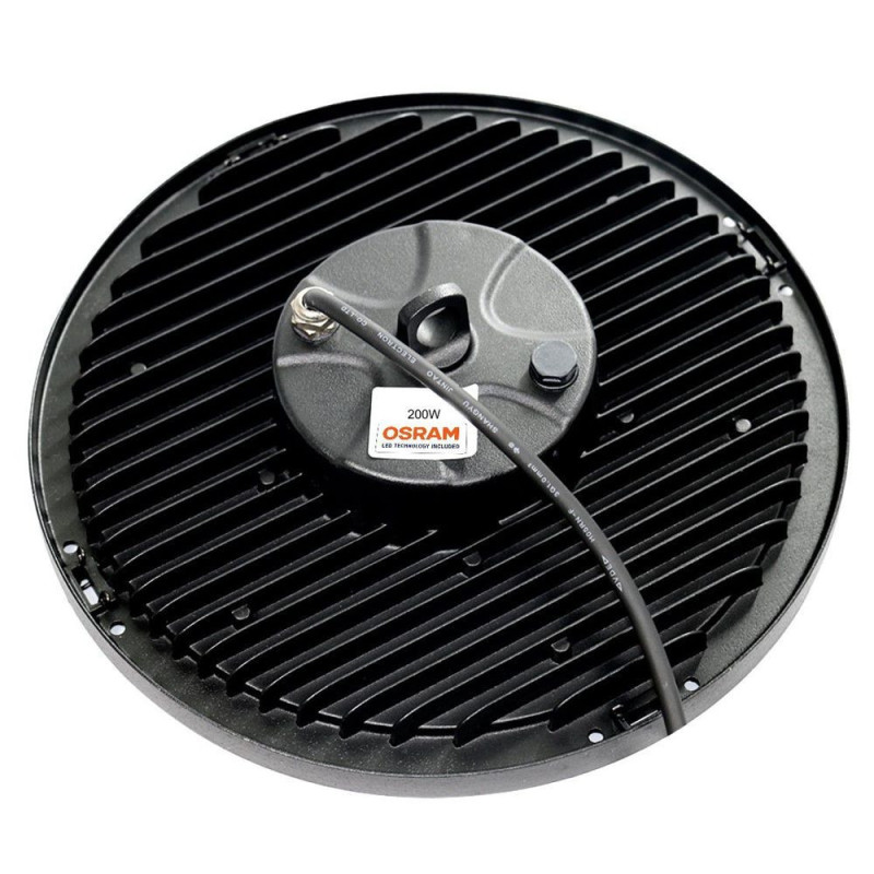 Campana industrial LED 200W UFO OSRAM Chip- 5 Años de garantía
