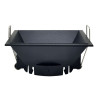 Aro cuadrado Negro para dicroica LED GU10 MR16