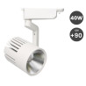 Foco LED 40W Blanco para Carril Monofásico 35º